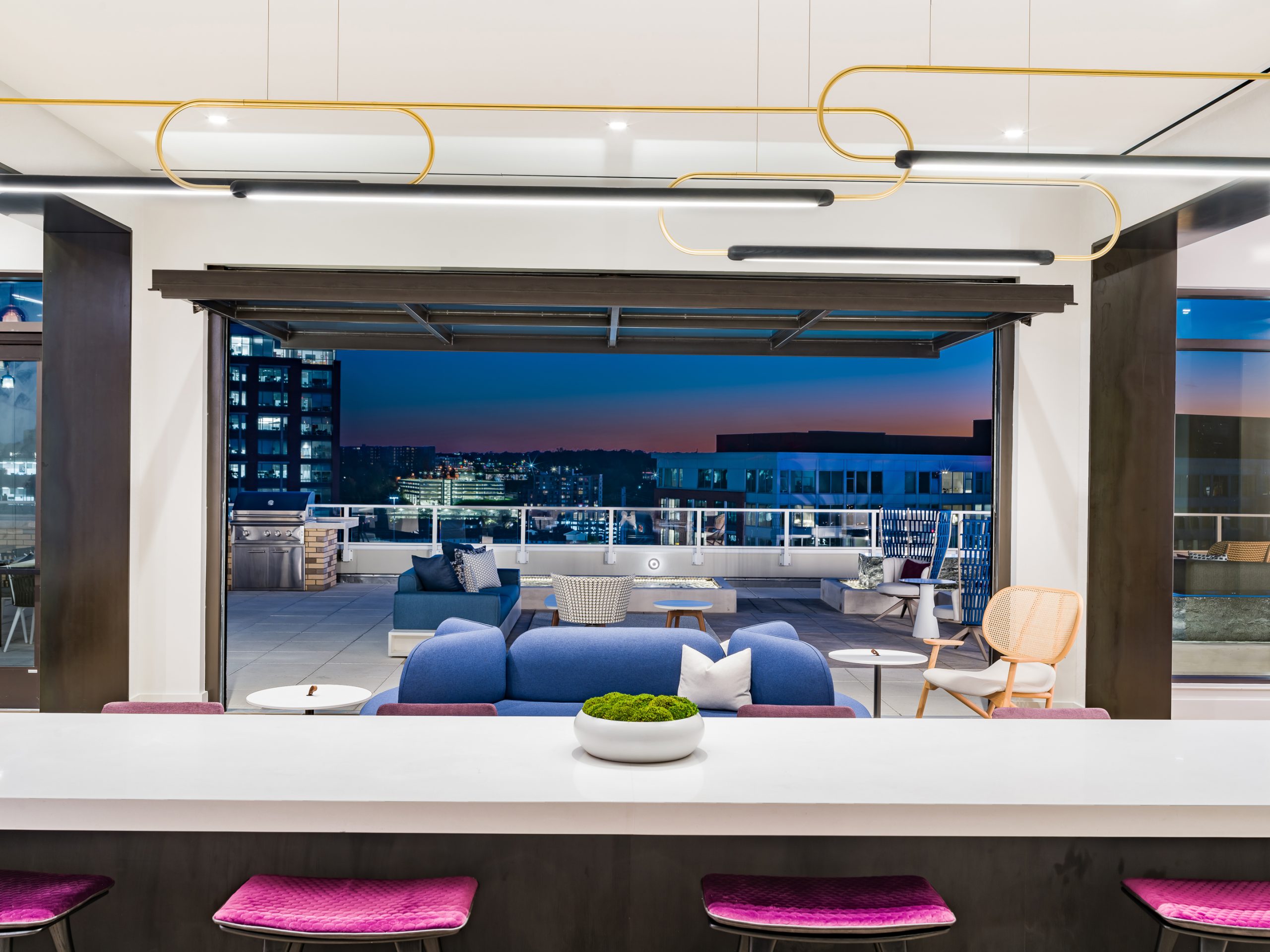 That indoor, outdoor feel is perfect for summer nights